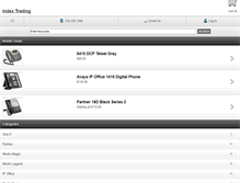 Tablet Screenshot of indextrading.com